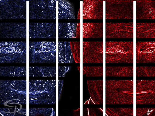 Digital Art: Trump and Putin behind bars.