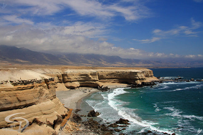 Cliffs near Antofagasta, Chile