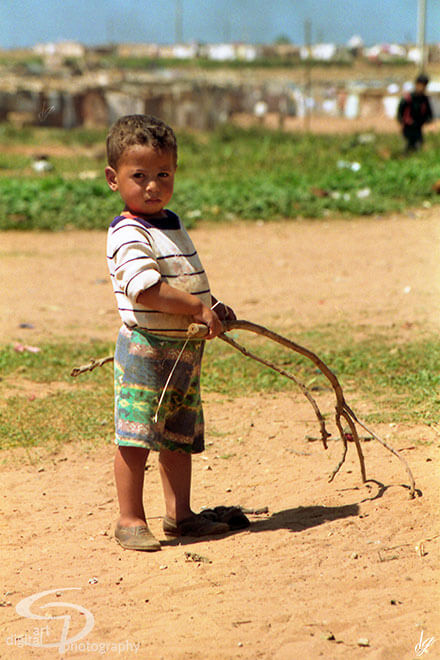 Little boy in Morocco.  The title of the picture is called No
