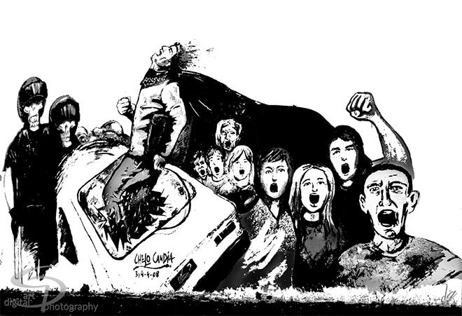 Street art Argentina nightmares (Pesadilla)